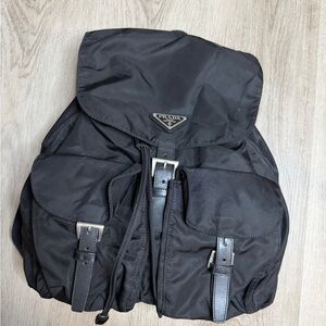 Prada Black Nylon Women’s Backpack